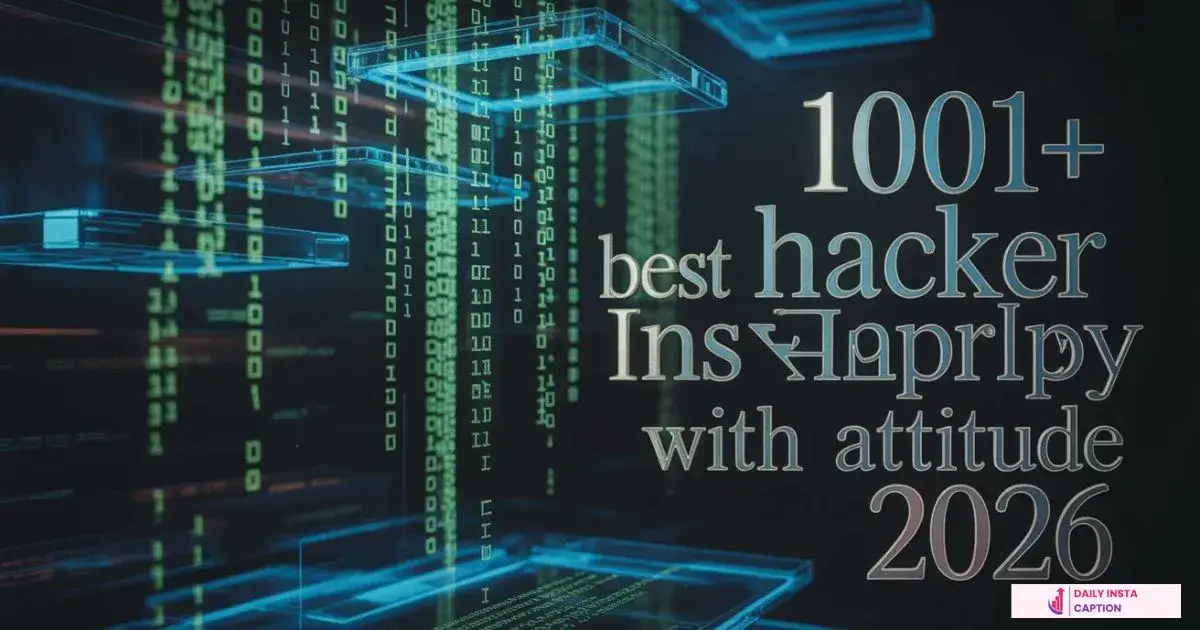 Hacker instagram captions