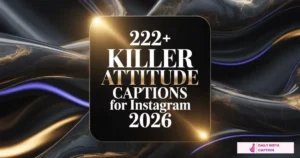 killer attitude captions for instagram