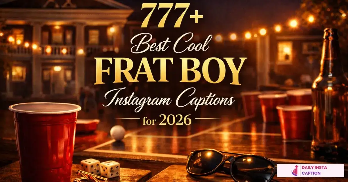 Frat Boy Instagram Captions
