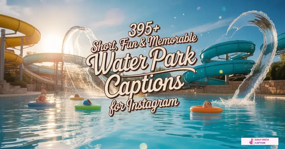 Water Park Captions for Instagram